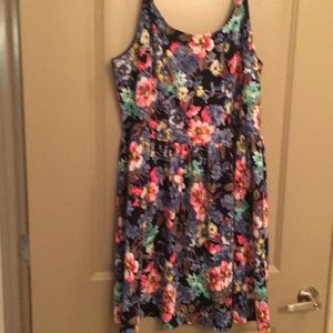 Floral printed dress.